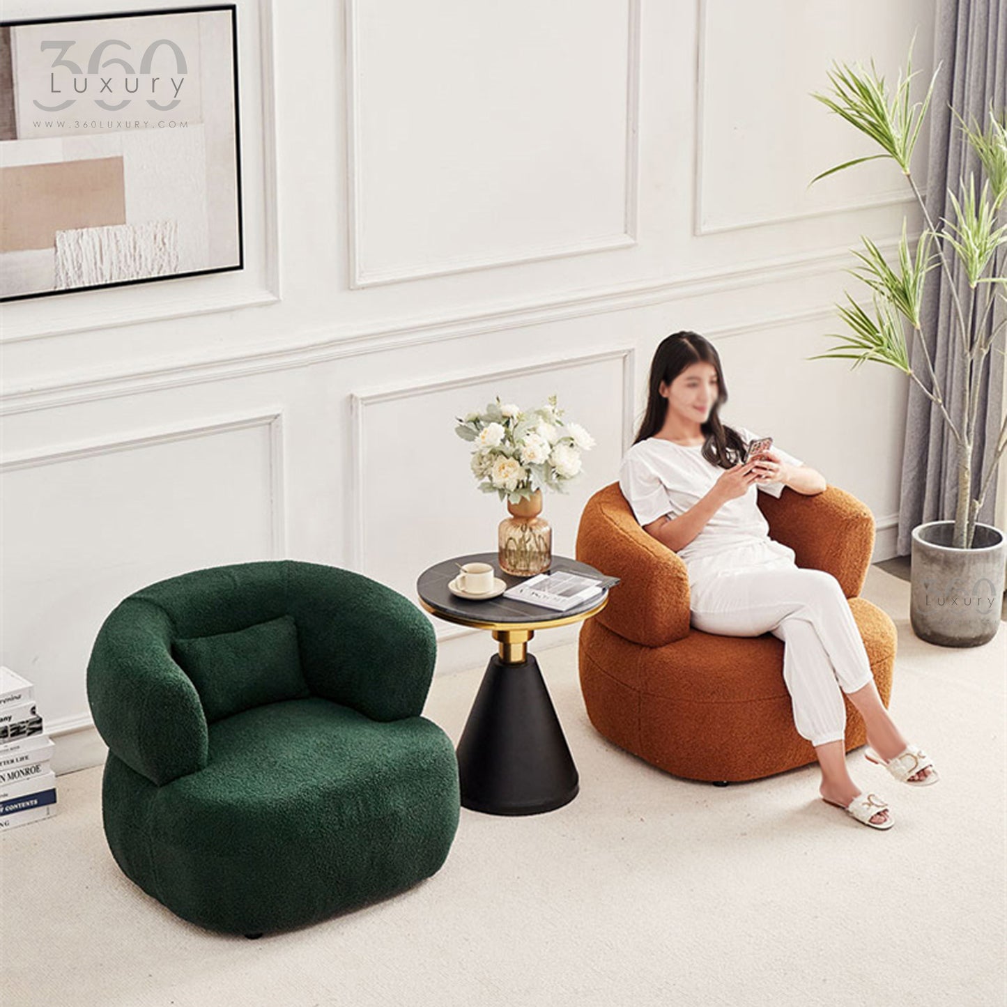 Fauteuil MAYVA – Élégance et Confort Haut de Gamme
