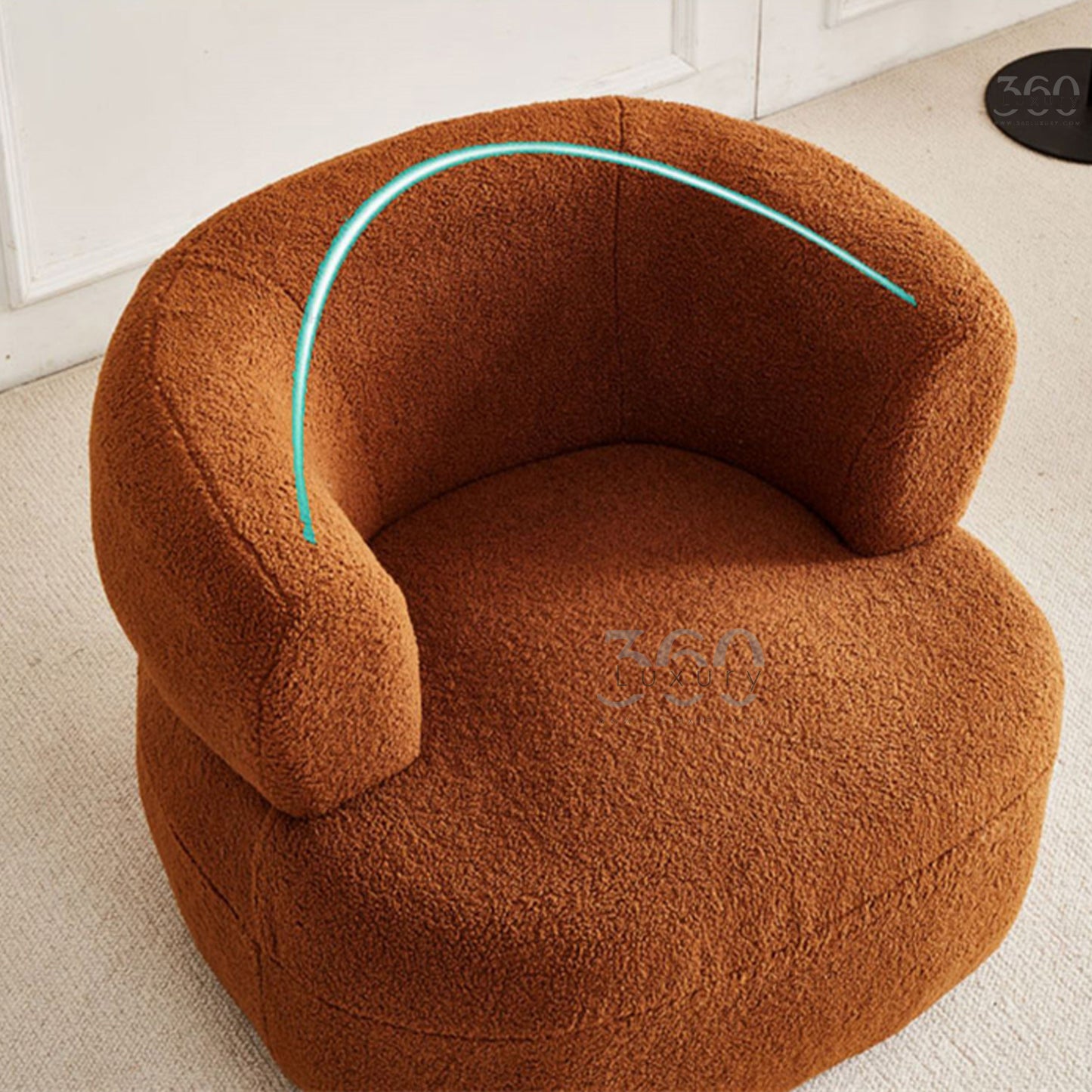 Fauteuil MAYVA – Élégance et Confort Haut de Gamme