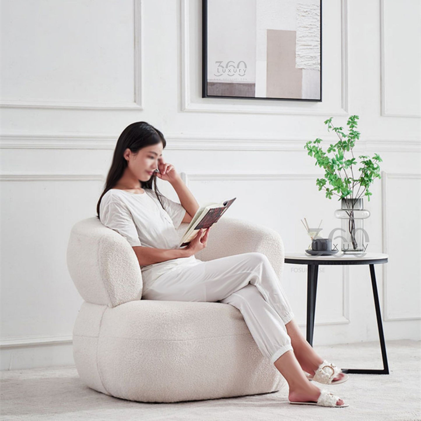 Fauteuil MAYVA – Élégance et Confort Haut de Gamme