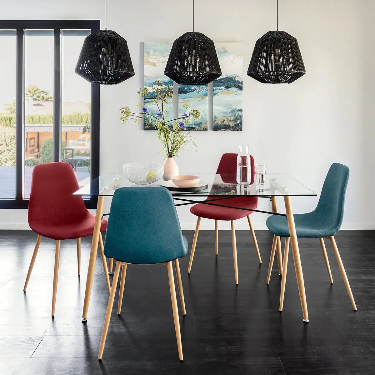 OSLO / Chaise Scandinave multifonction pour salle à manger bureau ou restaurant