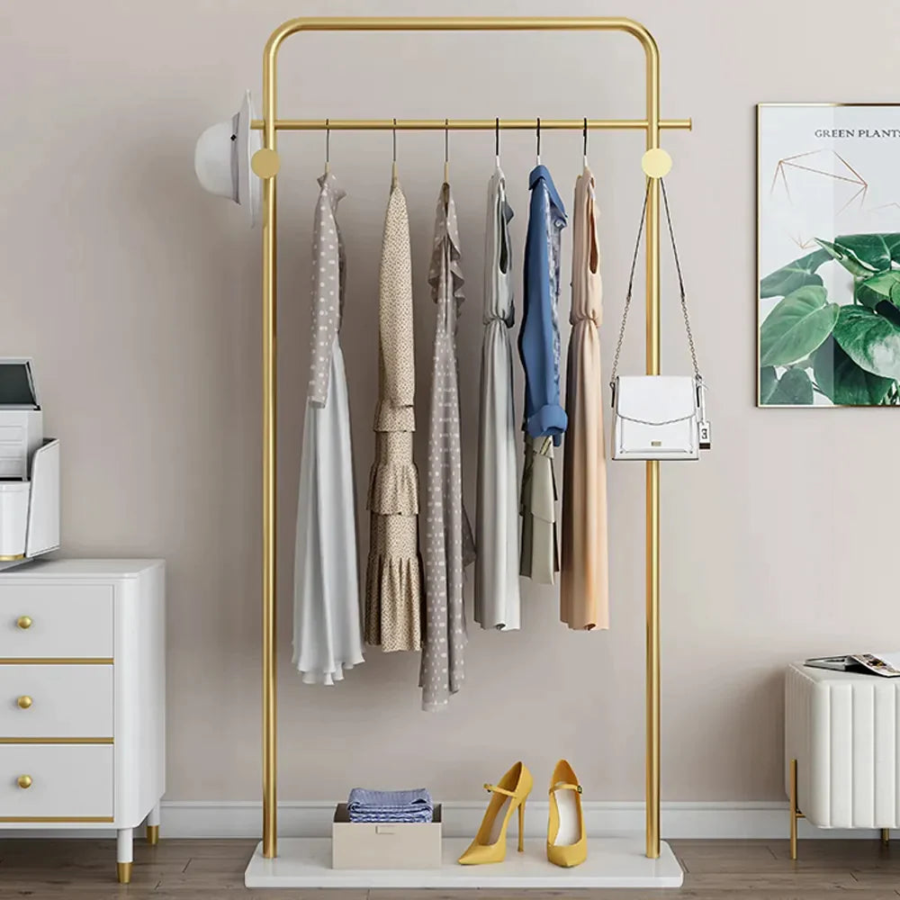 LORENZO / Porte-vêtements en métal Pour Dressing ou Chambre à Coucher