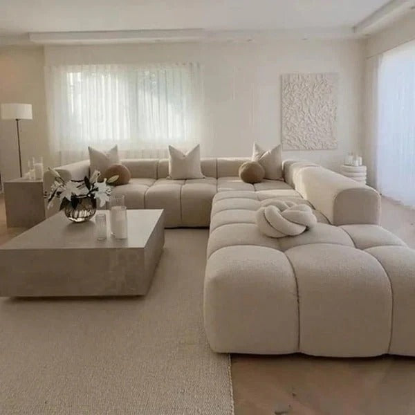 canape moderne ouvert salon marocain