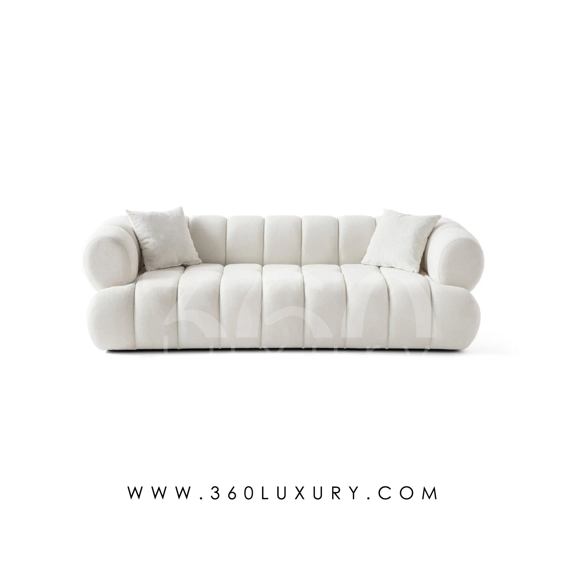 ensemble fauteuil et canapé nuage ivoire