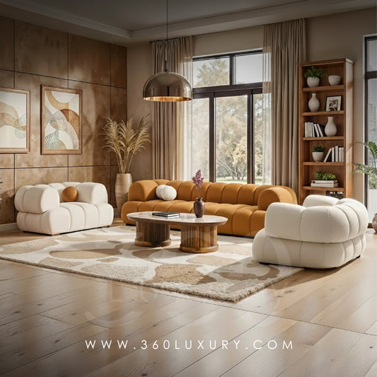 canapé design cloud riviera ivoire maroc