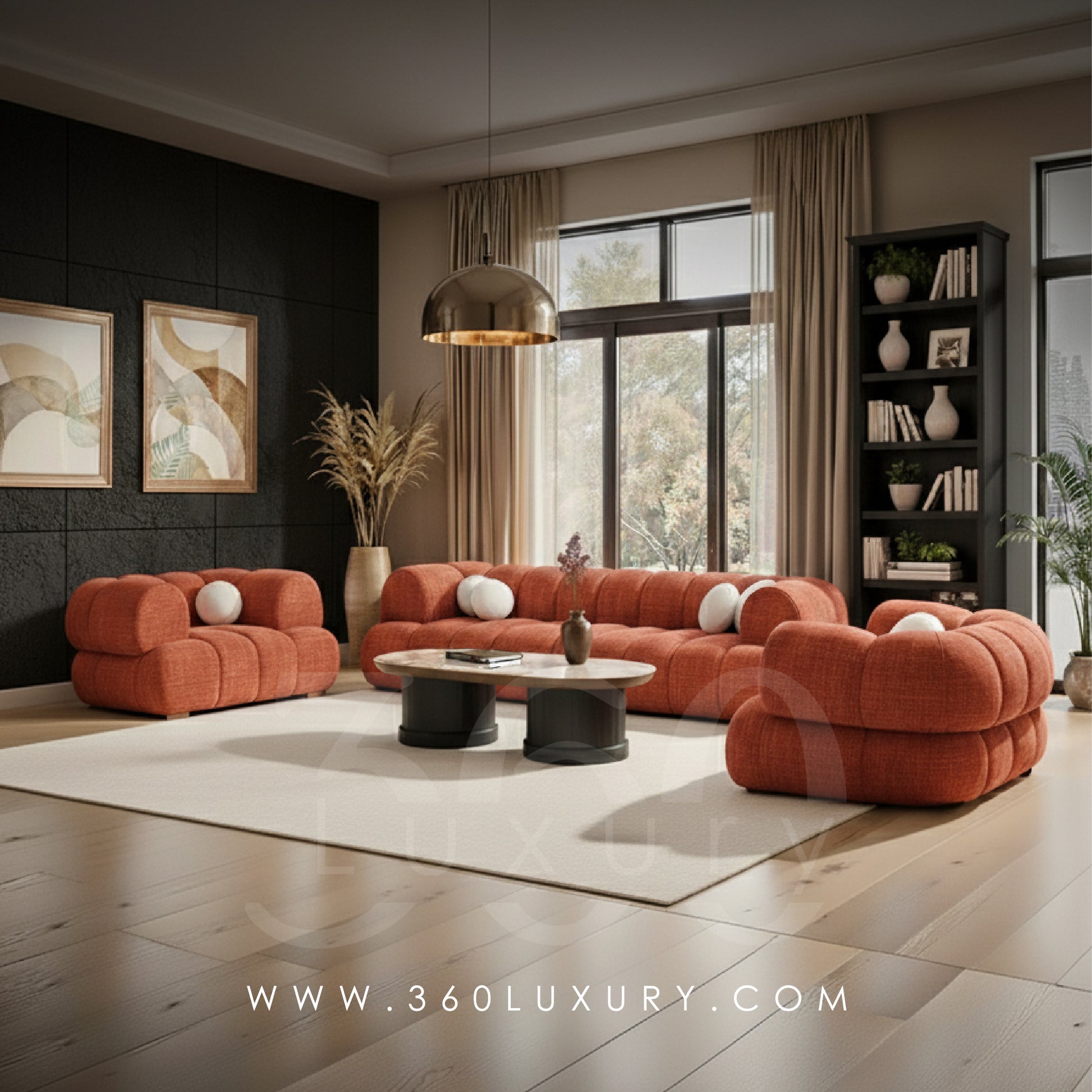 fauteuil design tissu texturé cloud riviera