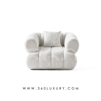 fauteuil contemporain soft ivory maroc