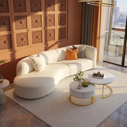 WEVO : Canapé Courbé de Luxe 360Luxury - Élégance Absolue