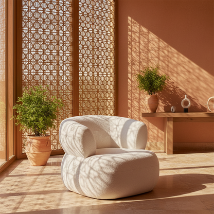 Fauteuil MAYVA – Élégance et Confort Haut de Gamme