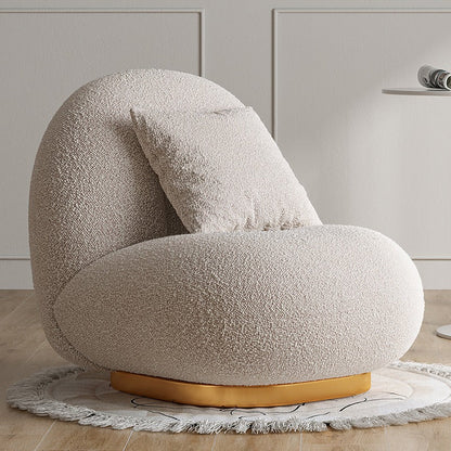 Fauteuil en tissus Bouclette qualité premium traité Anti-tache assise confortable Moelleuse en HR pour les séjours les salon villa ou appartement de luxe magasin de vente de mobilier haut gamme en ligne Maroc a prix pas cher Casablanca Tanger Rabat Marrakech 