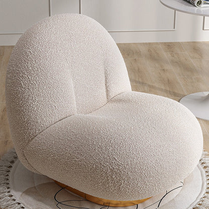 Fauteuil en tissus Bouclette qualité premium traité Anti-tache assise confortable Moelleuse en HR pour les séjours les salon villa ou appartement de luxe magasin de vente de mobilier haut gamme en ligne Maroc a prix pas cher Casablanca Tanger Rabat Marrakech 