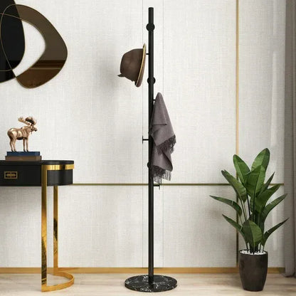 Rack vêtements black métal élégant minimaliste marocain