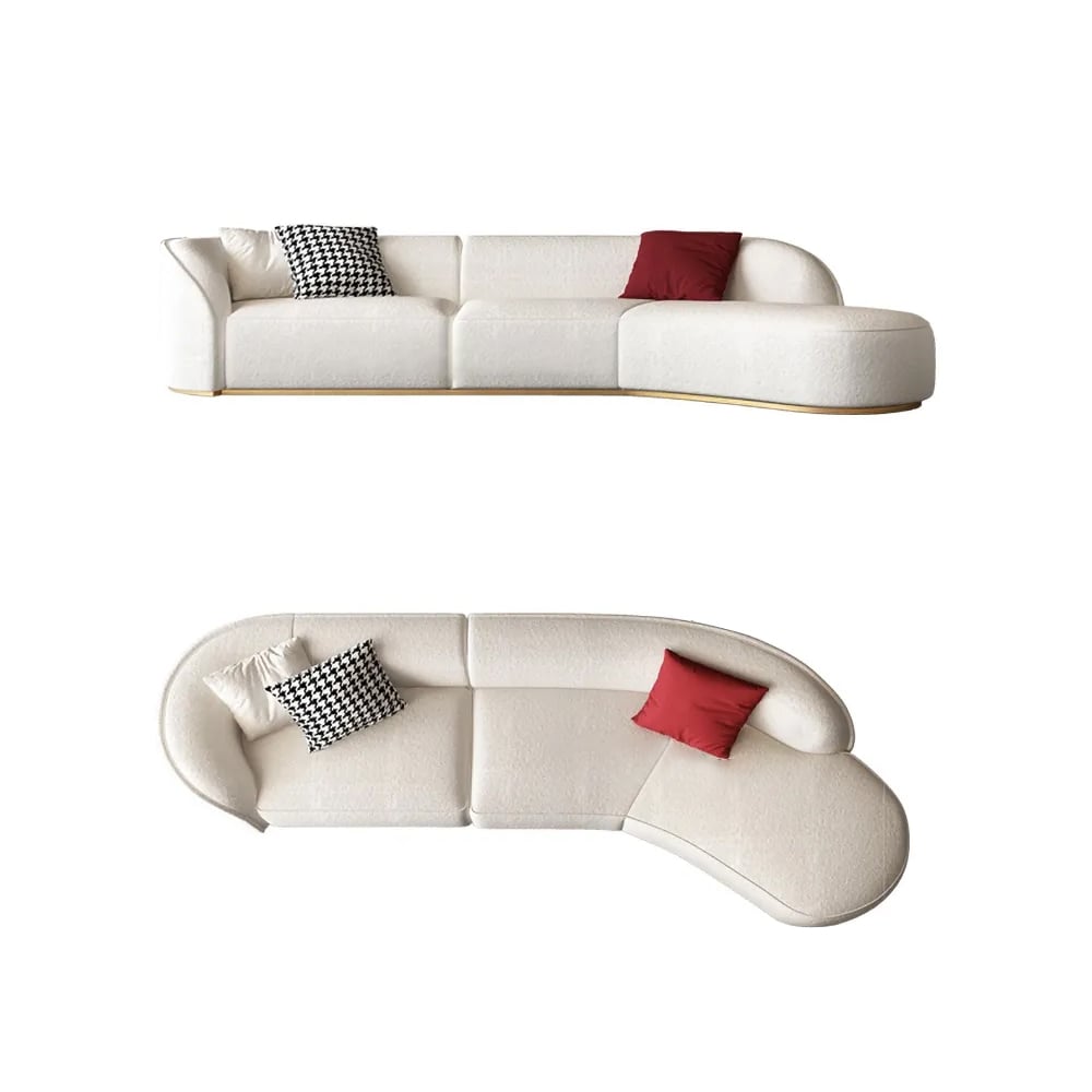 MIRAGE Canapé  – Design Courbé et Élégance Contemporaine