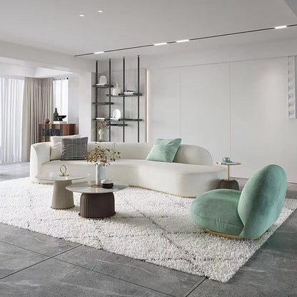 MIRAGE Canapé  – Design Courbé et Élégance Contemporaine