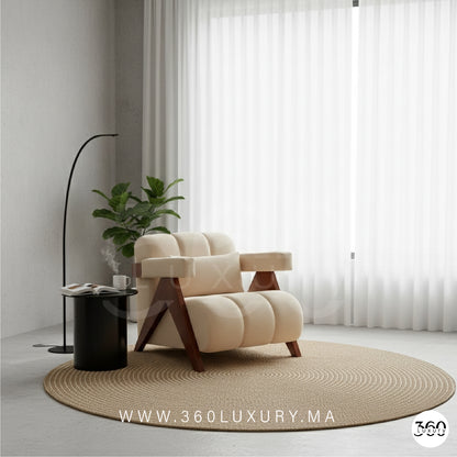 fauteuil décoration intérieure luxe Maroc Chaise bois massif Marrakesh Rabat Casablanca mobilier de luxe prix usine