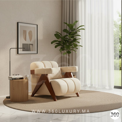 chaise Moscow bois massif luxe salon Maroc Chaise bois massif moderne design Maroc Tanger Fès livraison gratuite promotion ikea Maroc