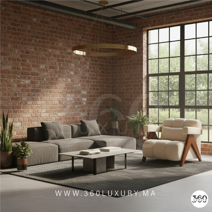 chaise de salon en bois massif style contemporain Maroc Chaise salon bois massif moderne Maroc rangement design ikea Maroc alternative