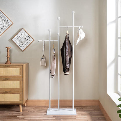 Porte-manteau premium métal et pierre marbre déco