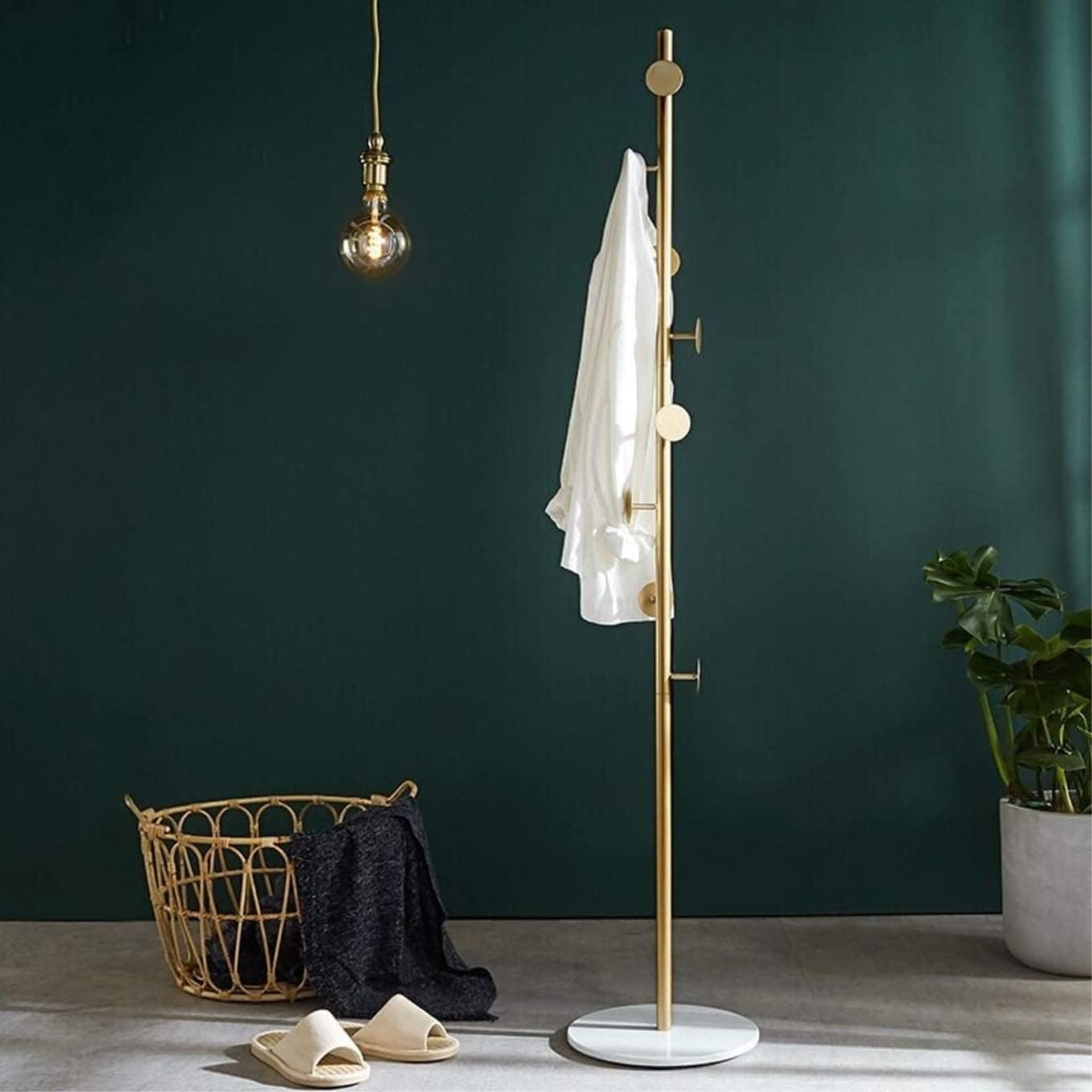 Porte manteau autoportant 170cm marbre dressing hôtel showroom prix usine Maroc