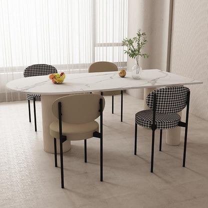 ÉLISÉ DINING  Table à manger avec 4 Chaises pour le meilleur confort et l'optimisation d'espace