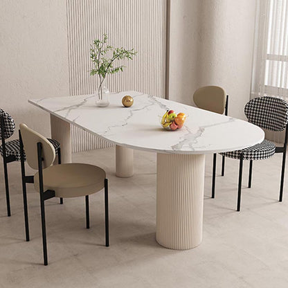 ÉLISÉ DINING  Table à manger avec 4 Chaises pour le meilleur confort et l'optimisation d'espace