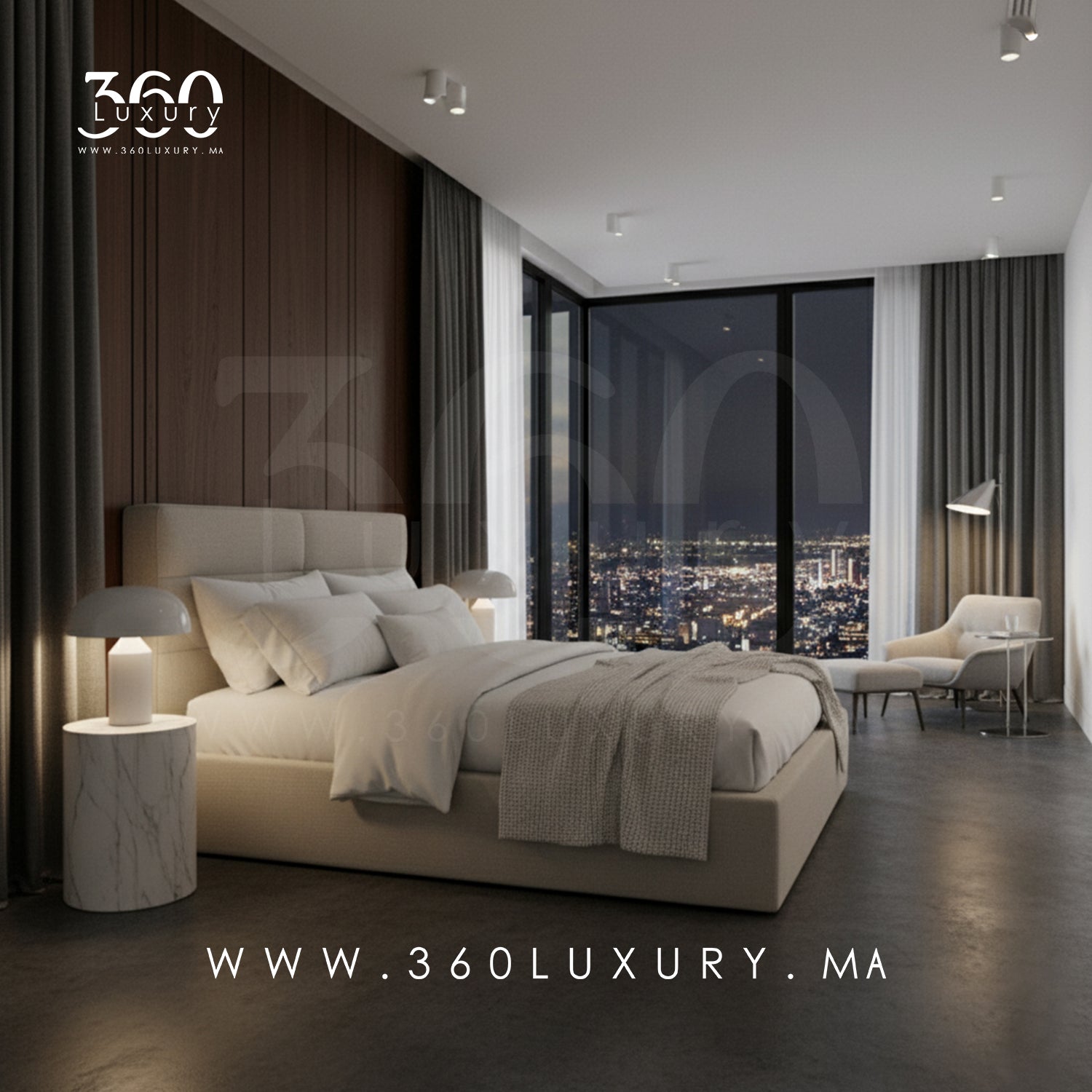 Lit MILANO tête de lit lisse à panneaux discrets, tissu lin beige, Pas Cher, Prix Usine, Promotion, Livraison Gratuite