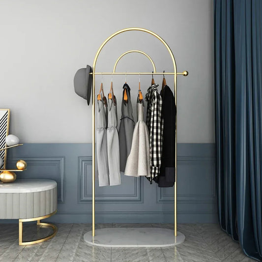 Porte-manteau LUXO en marbre et métal design moderne Maroc