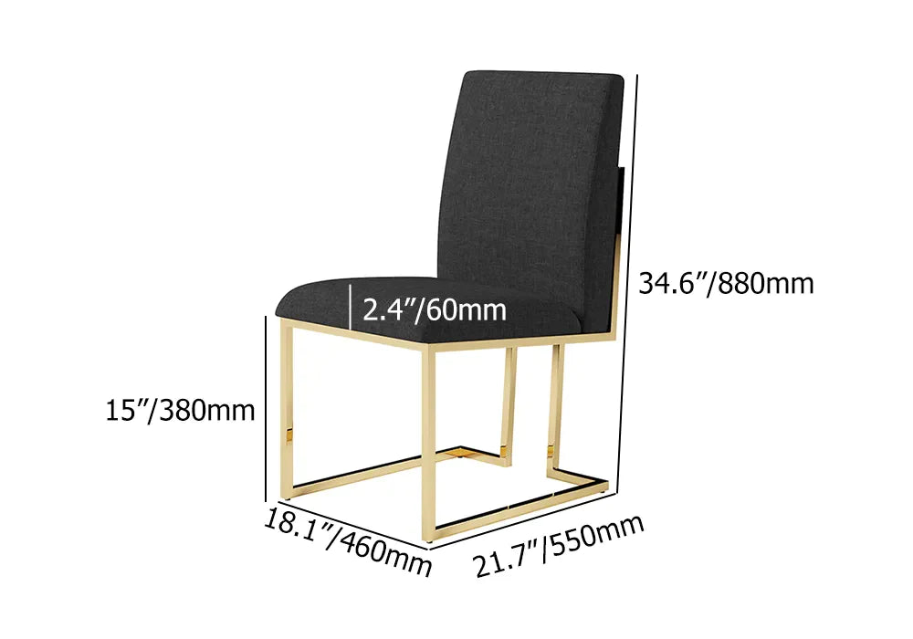 Chaise de salle à manger moderne